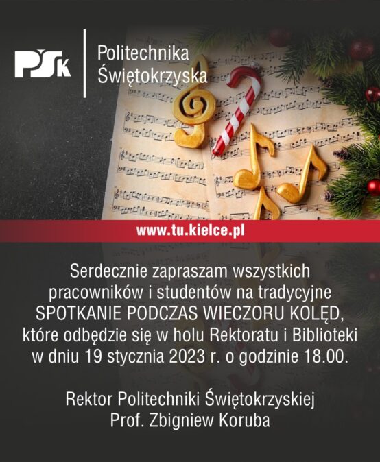 Zaproszenie na Wieczór Kolęd