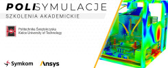 POLISymulacje, szkolenia akademickie Politechniki Świętokrzyskiej. Symulacja komputerowa układu elektronicznego.