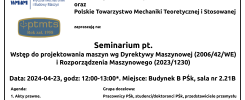 Politechnika Świętokrzyska, Wydział Mechatroniki i Budowy Maszyn. Logo PTMTS z datą założenia 1958.