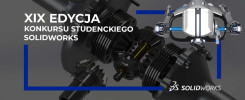 XIX edycja konkursu studenckiego SolidWorks. Widoczne mechanizmy i futurystyczny pojazd.