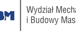 Logo WMiBM i tekst "Wydział Mechatroniki i Budowy Maszyn".